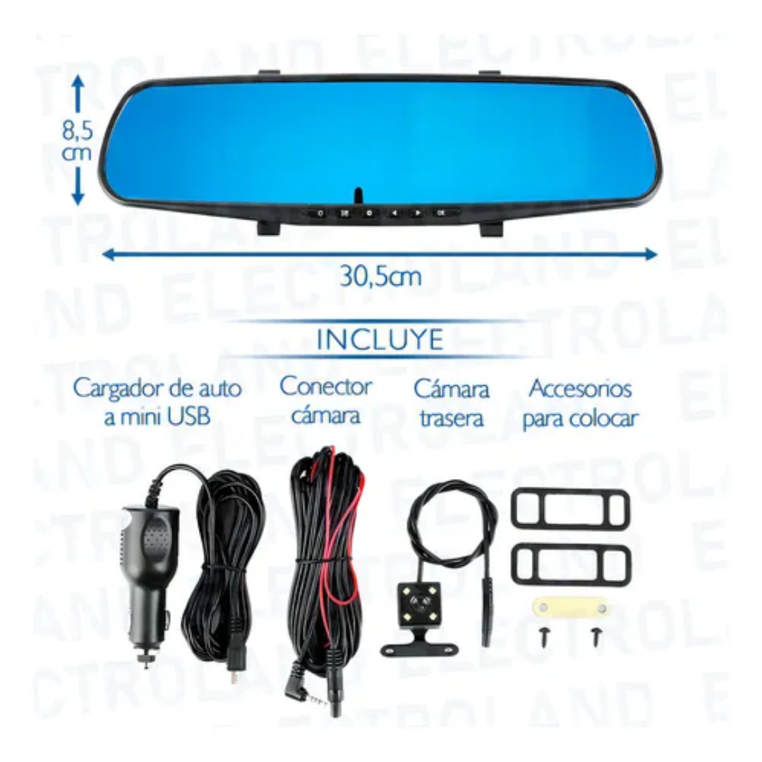 Miniatura 3 de CAMARA REVERSA ESPEJO RETROVISOR